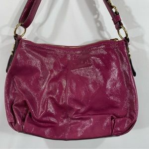 Coach Patent Leather Shoulder Bag